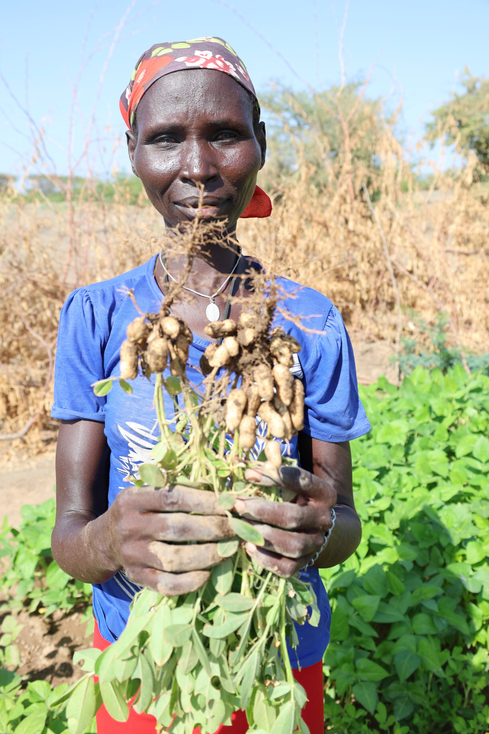 A farmer in Kalokodo Farm